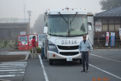 2011.924道の駅津山にて朝