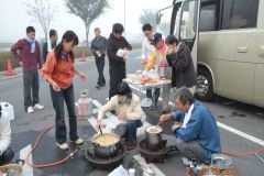 2011.925上品の里道の駅にて朝ごはん